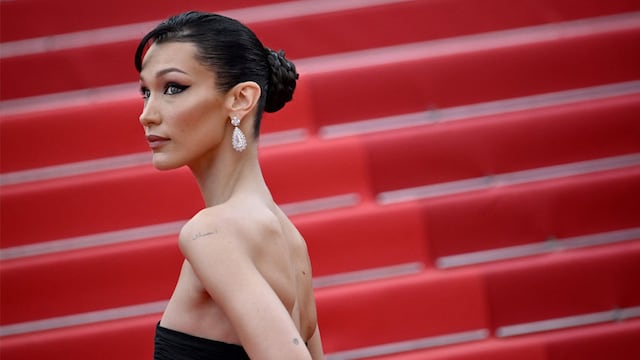 bella hadid peinado