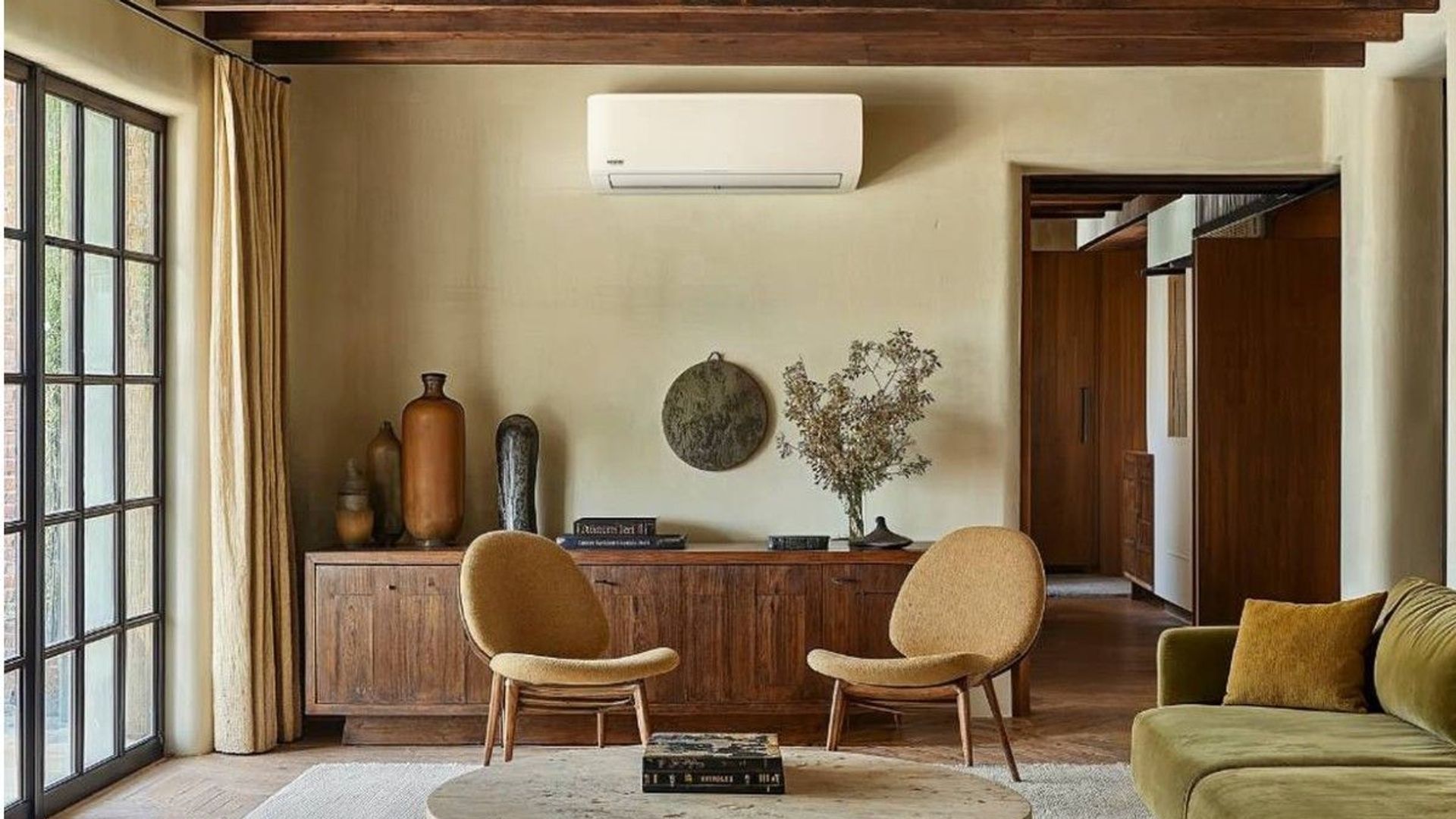 Salón con aire acondicionado