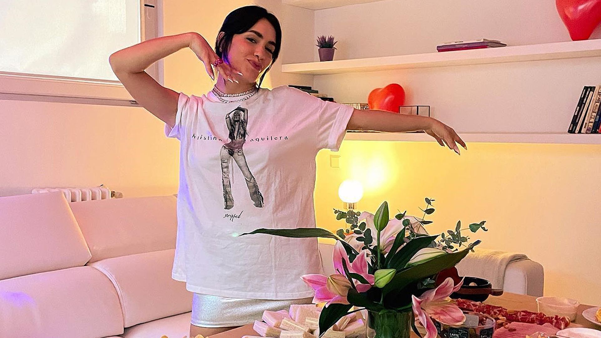 El fiestón de Lali Espósito para celebrar su 31 cumpleaños en Madrid y con alfajores