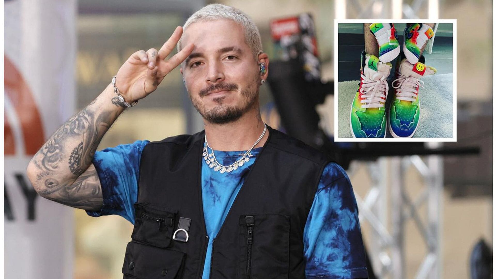 J Balvin derrite las redes con foto de su hijo y se refiere a él como su ‘mejor amigo’