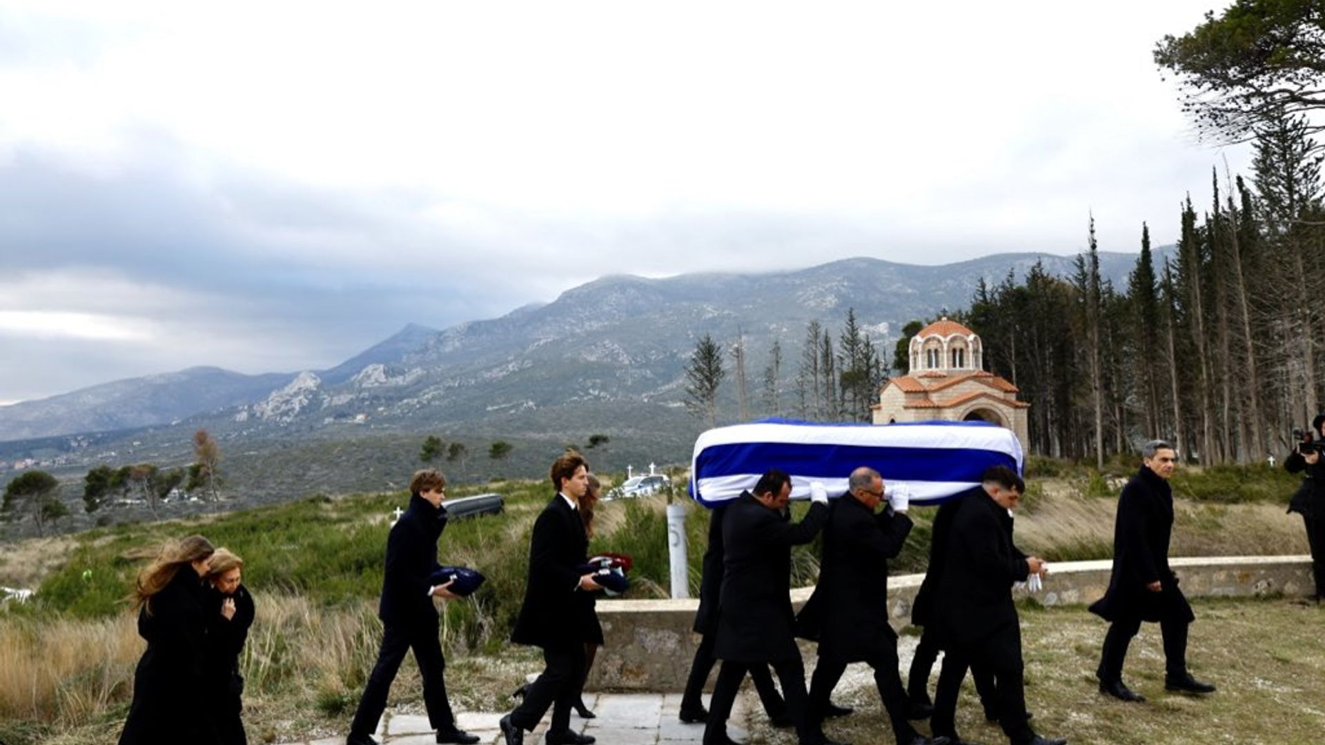 Entierro de Irene de Grecia en Tatoi