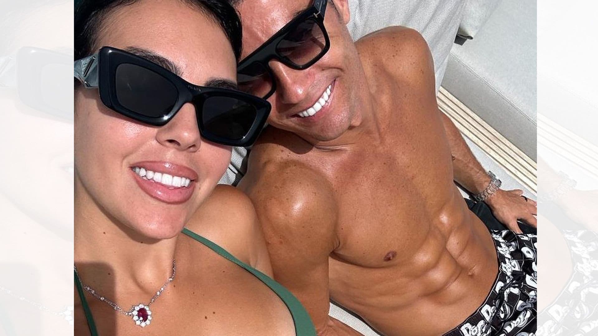 Cristiano y Georgina presumen de cuerpazos en Cerdeña (pero no te pierdas este curioso detalle)