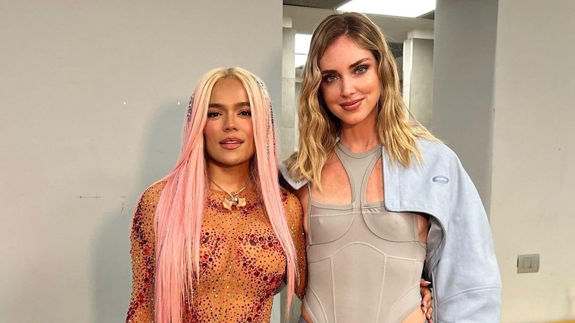 Chiara Ferragni defiende en el concierto de Karol G el conjunto 'Y2K' más complicado
