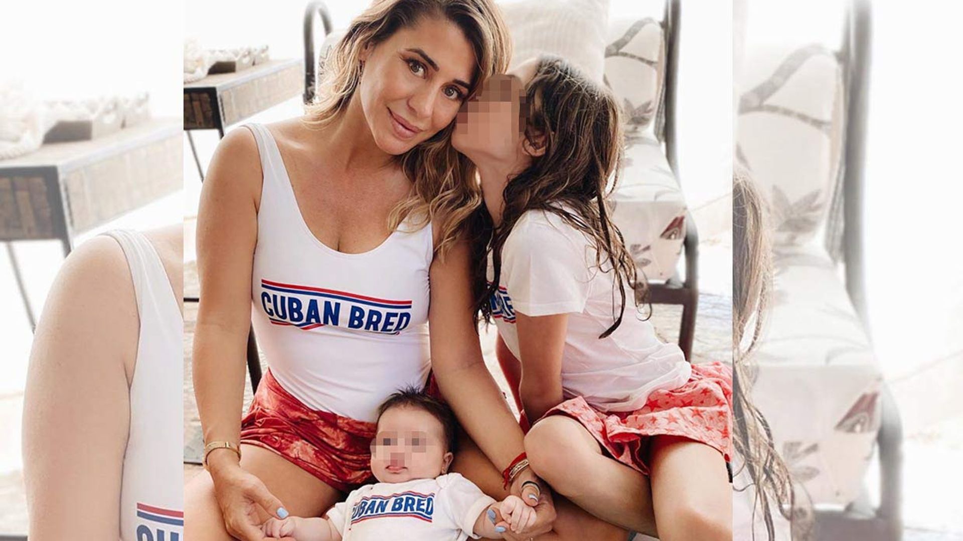 ¡Igual que mamá! Elena Tablada protagoniza un divertido posado con sus niñas