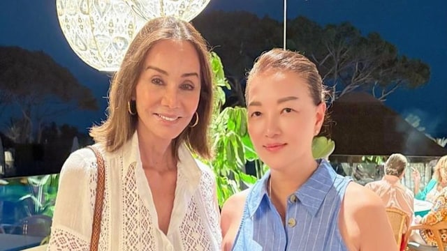 Isabel Preysler con María Li Bao, en China Crown Marbella