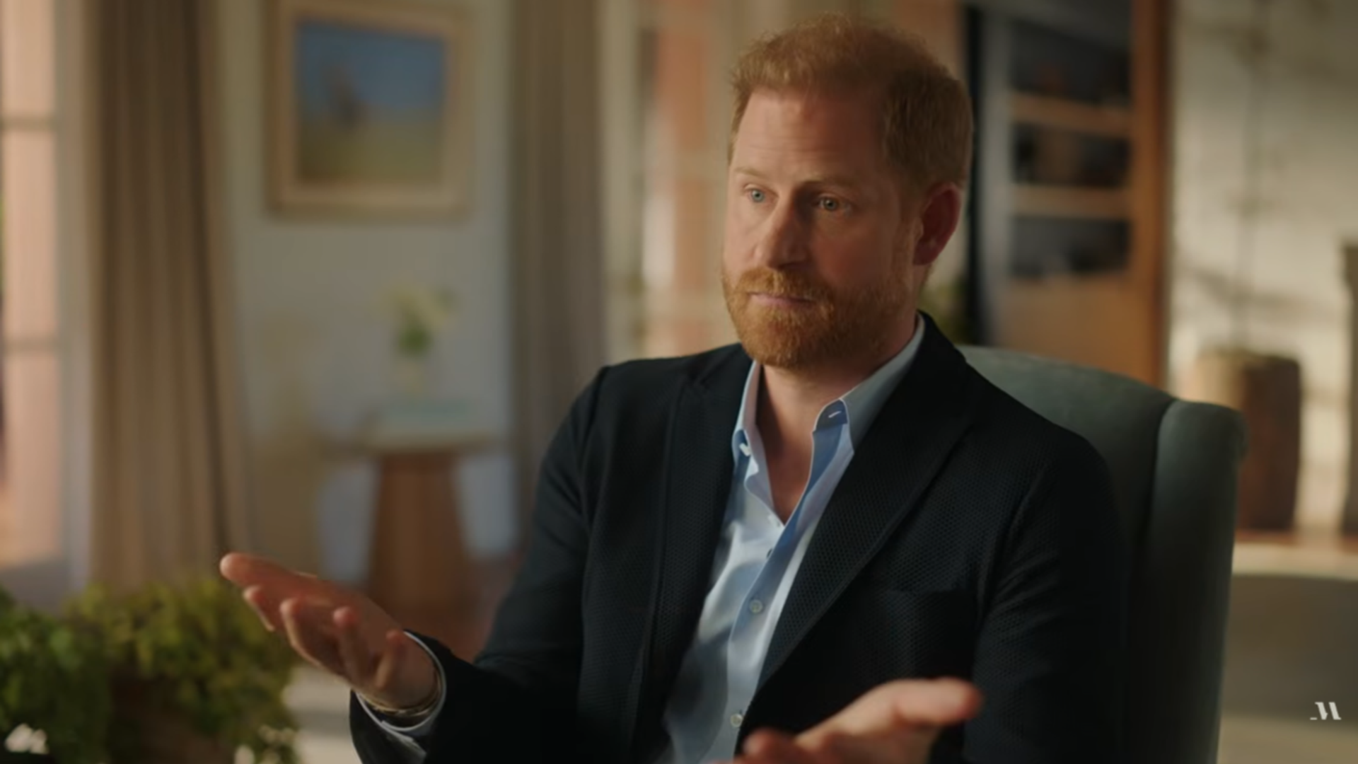 El príncipe Harry en su nueva MasterClass, “Redefiniendo el duelo: Desarrollando la resiliencia a través de la pérdida”.