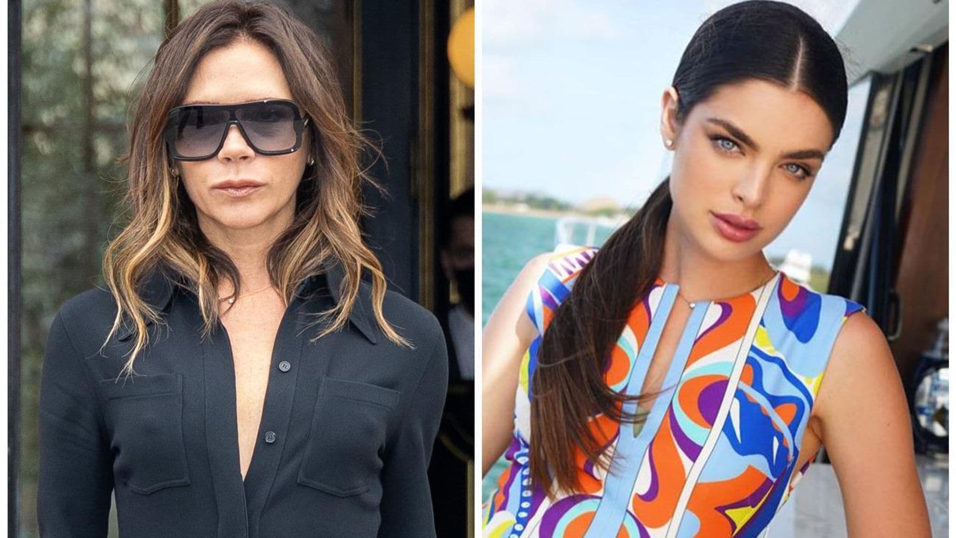 Victoria Beckham presume su amistad con Nadia Ferreira, la futura esposa de Marc Anthony
