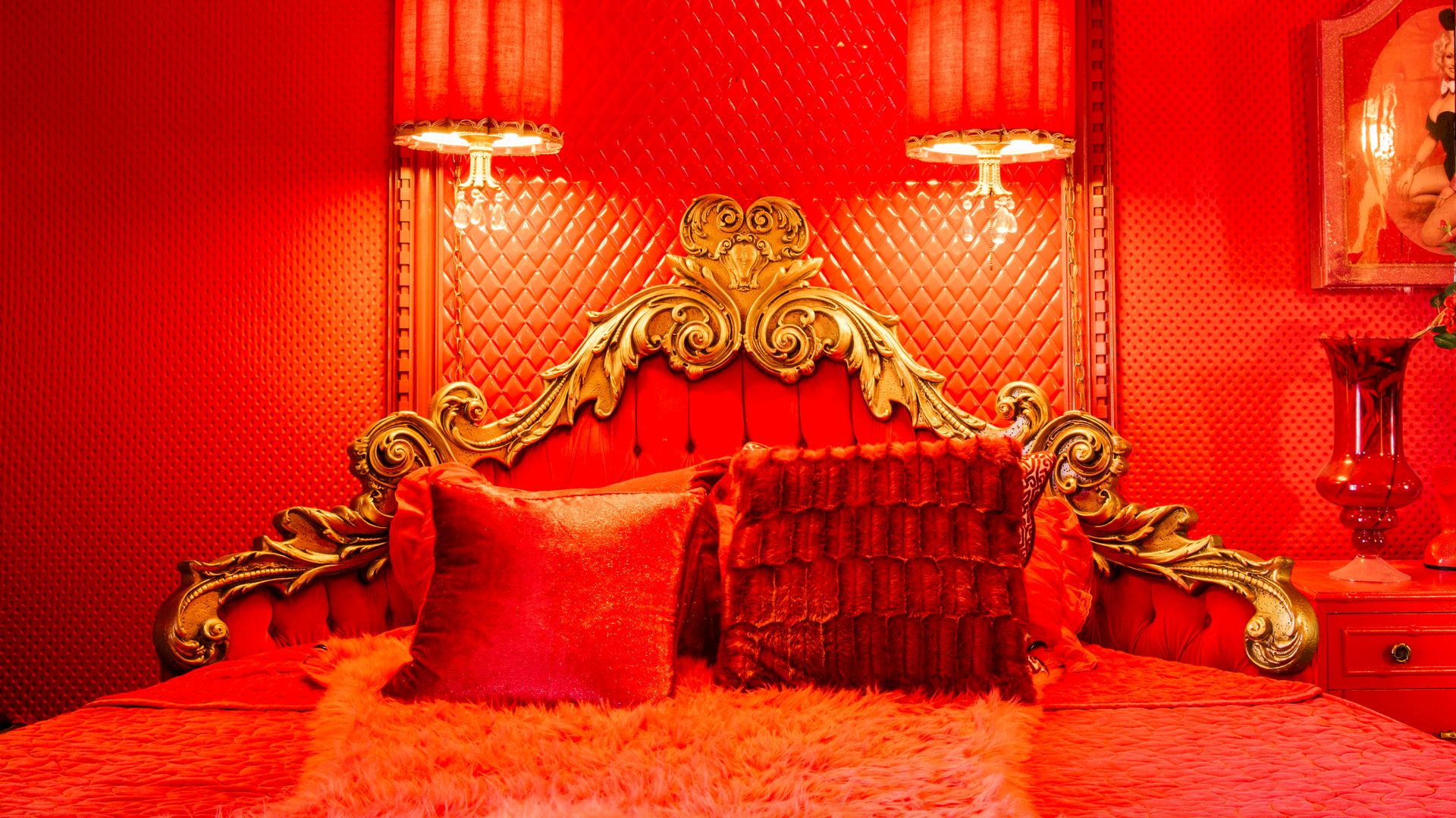 El dormitorio rojo