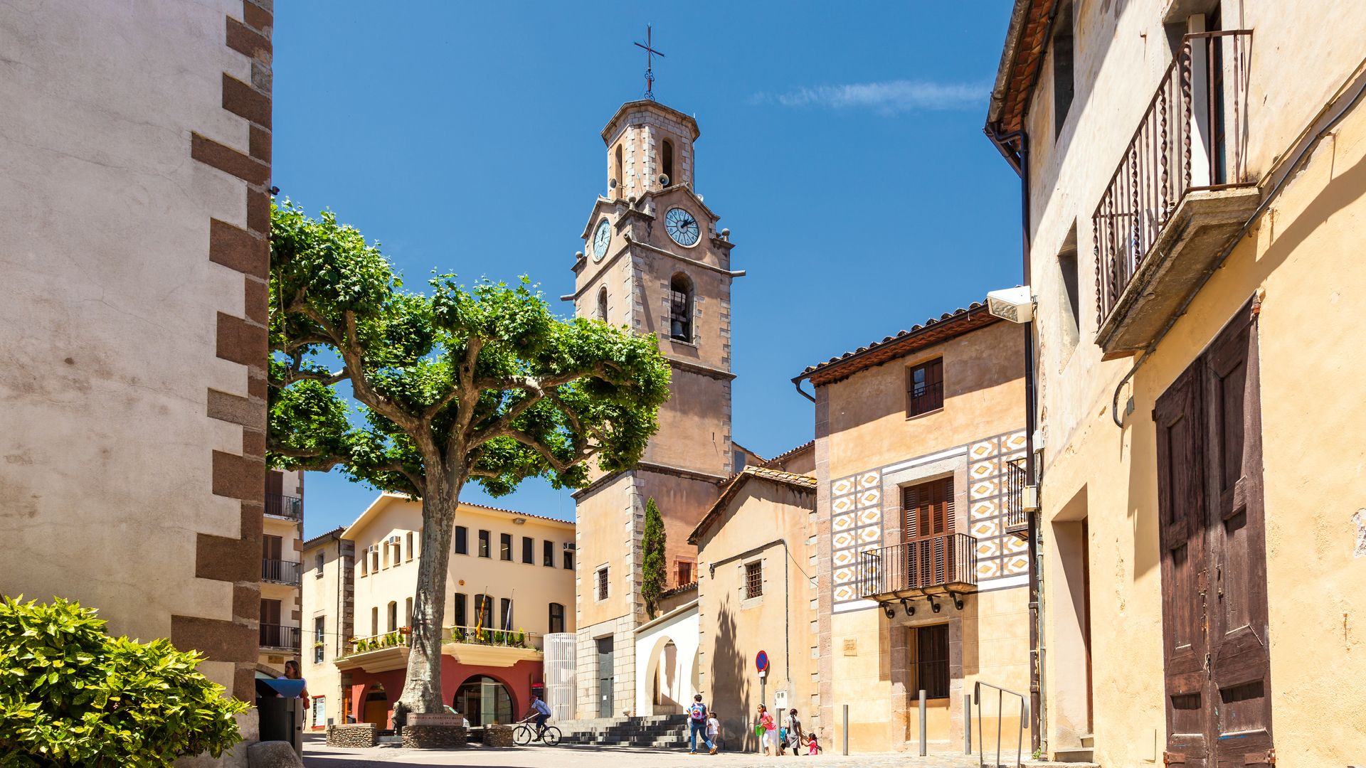 Arbúcies Plaça de la Vila Montseny