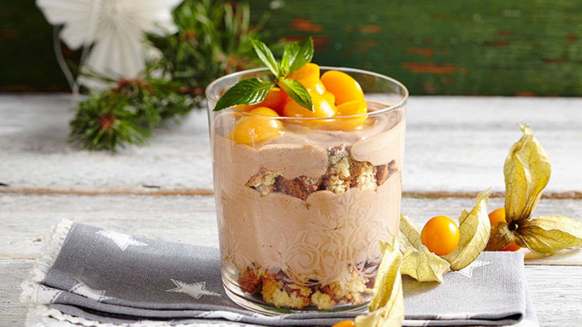 postre navidad vasito