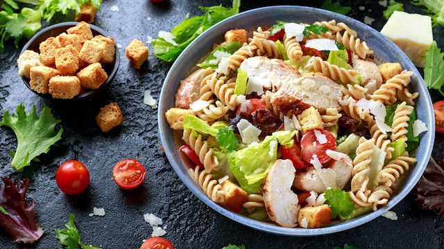 ensalad pasta pollo adob