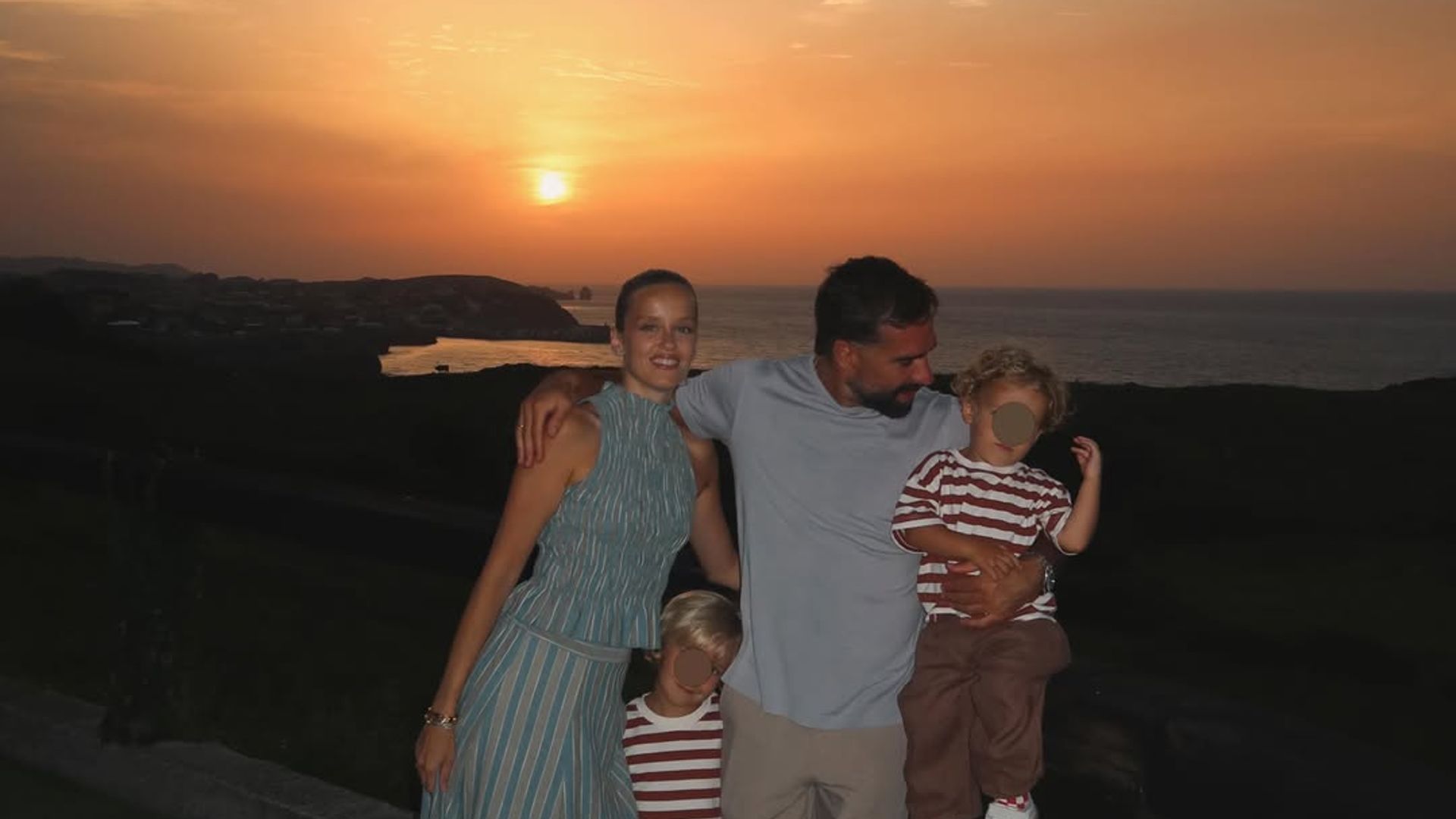 Dani Carvajal y su familia