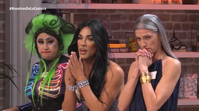 Carmen Farala, la Terre y Laura Sánchez en Maestros de la Costura Celebrity