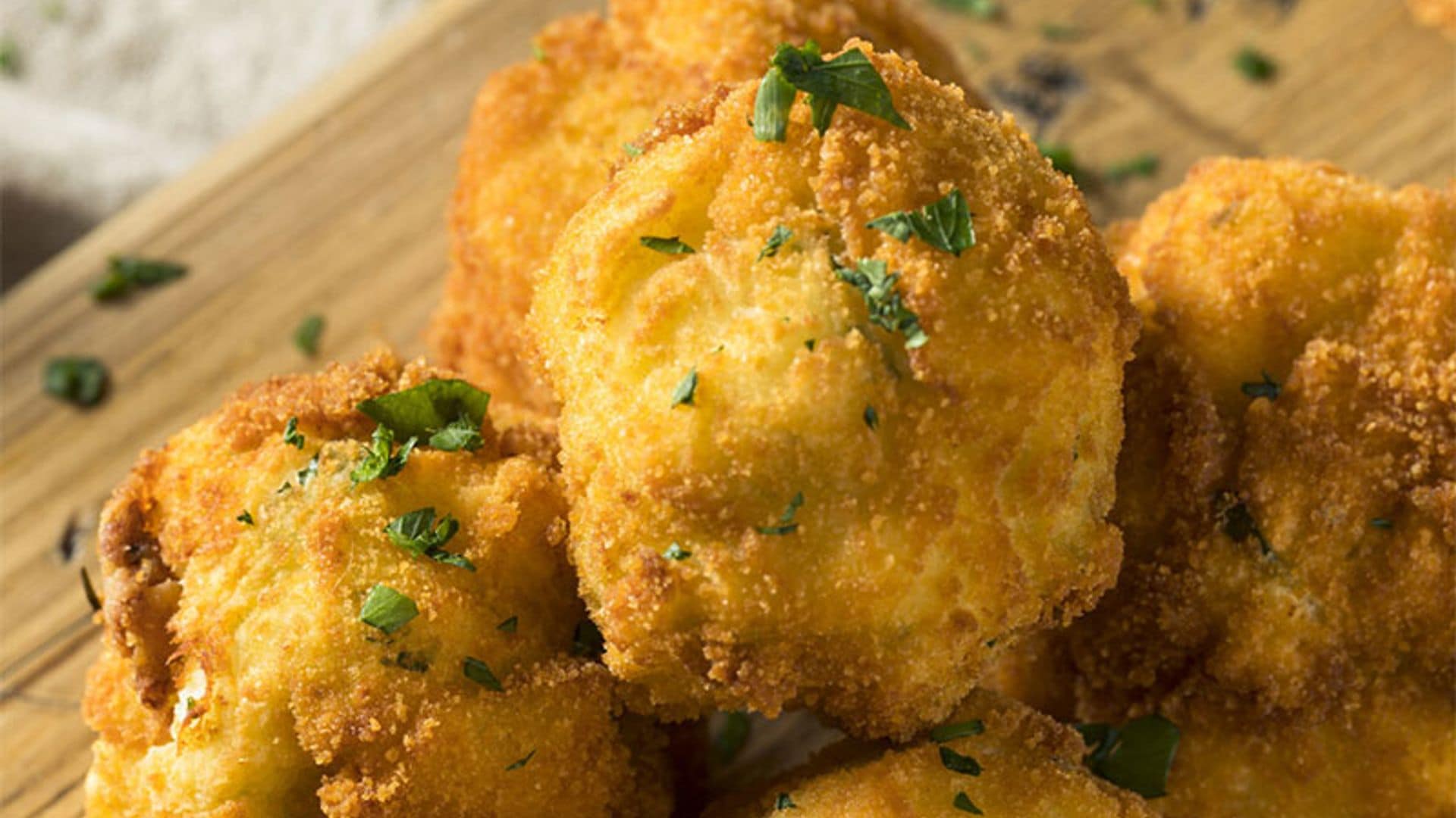 Fritos de papas arrugadas