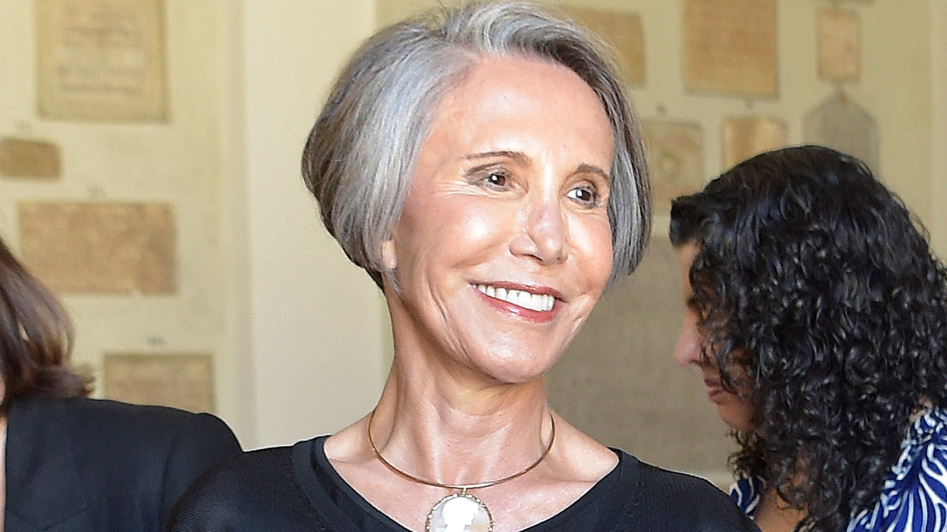 Florinda Meza en el Palacio Apostólico en el Vaticano.