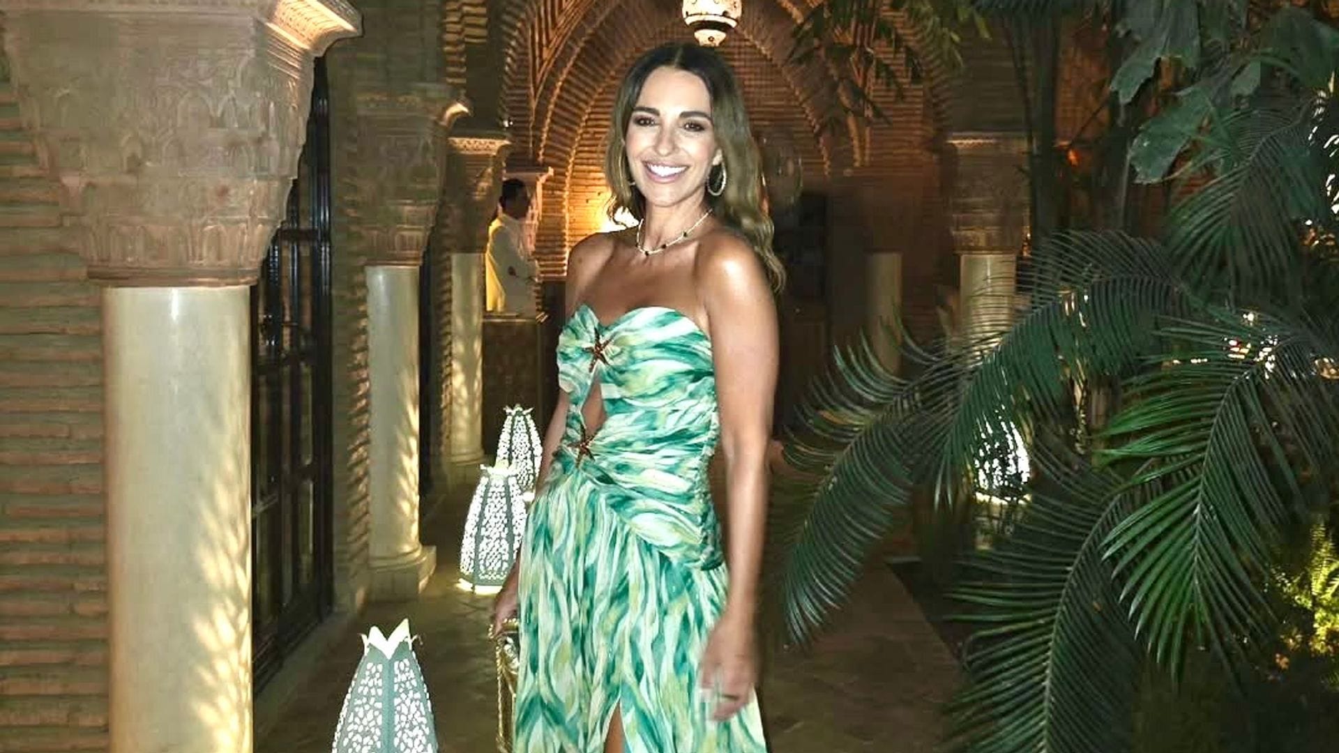 Paula Echevarría conquista Marrakech con cuatro vestidos de noche que parecen sacados de una película