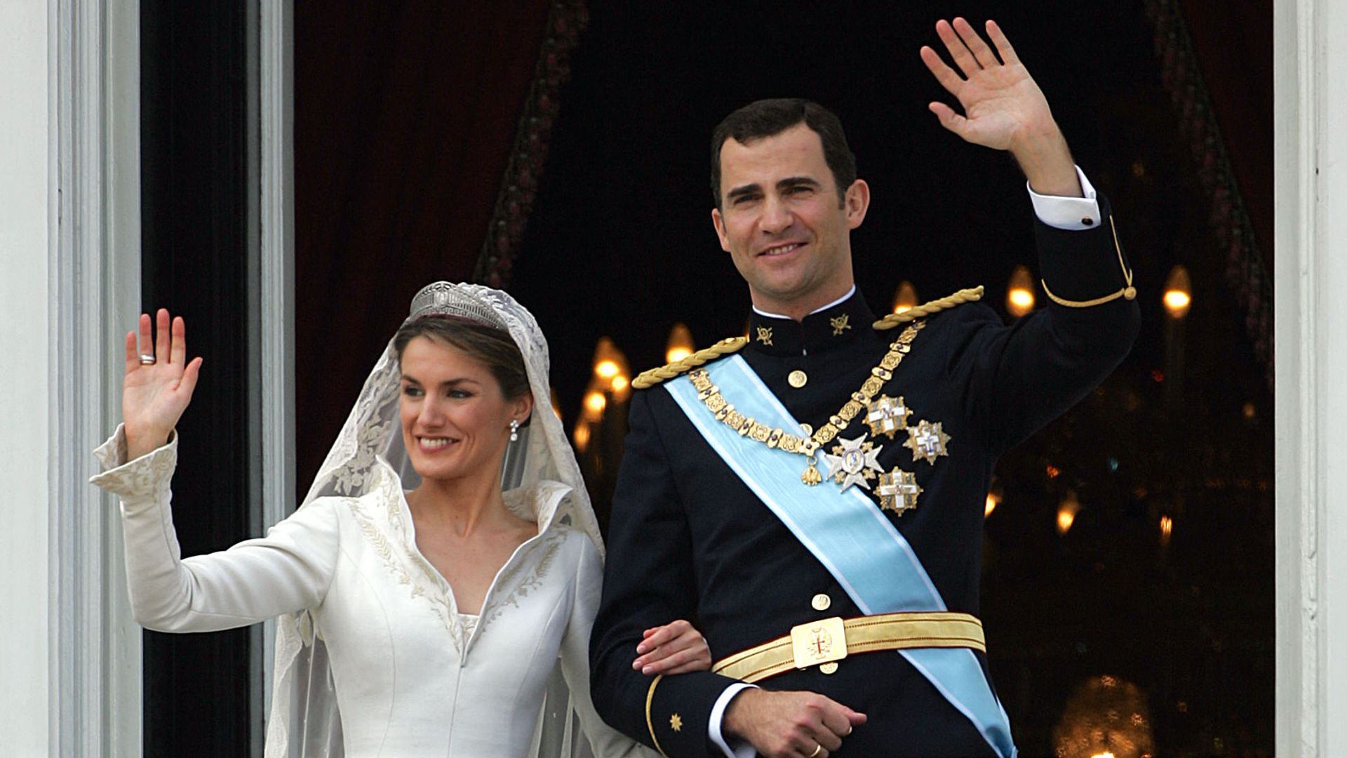Letizia y Felipe el día de su boda en 2004