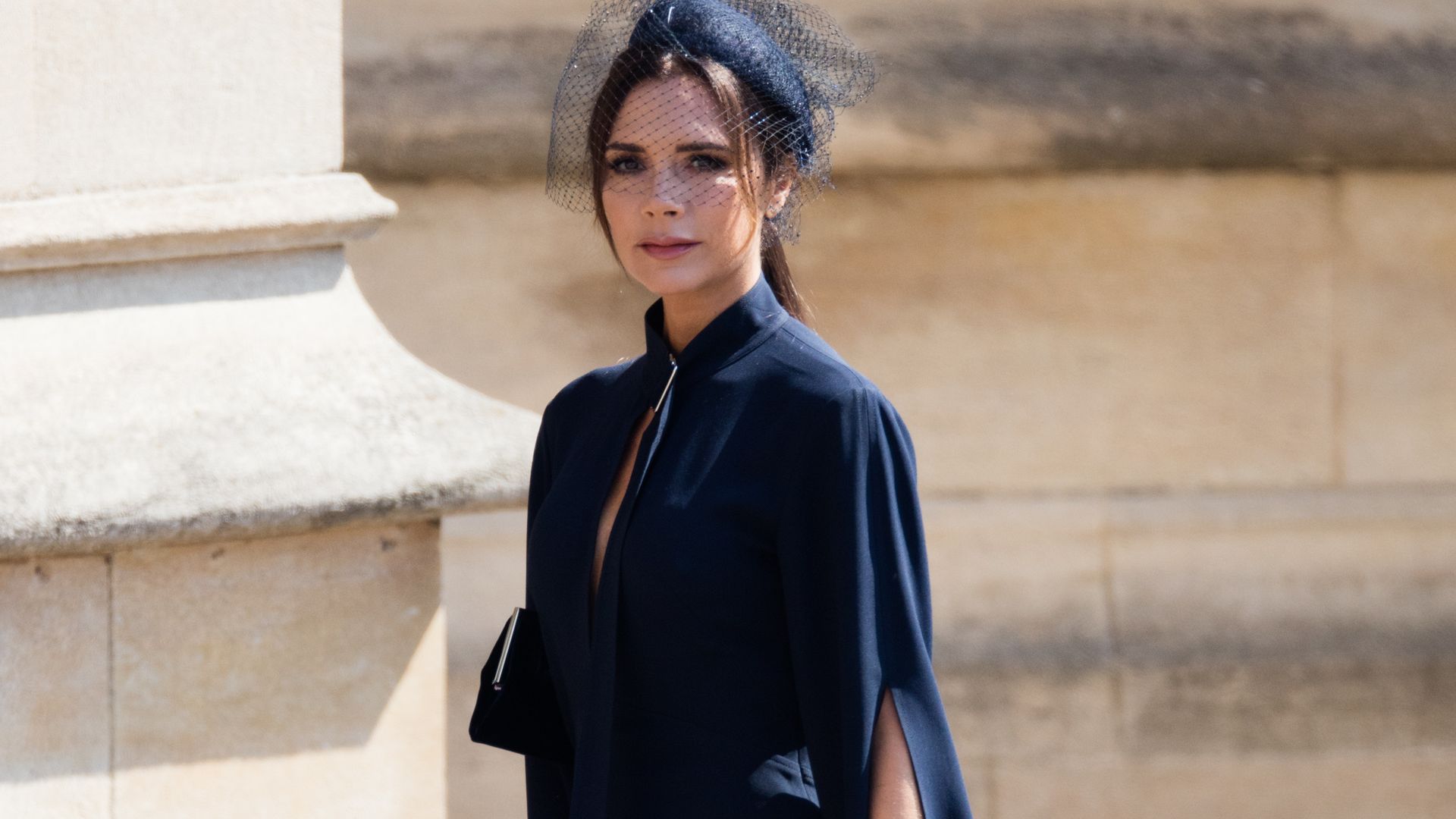 Victoria Beckham en la boda de Meghan y Harry