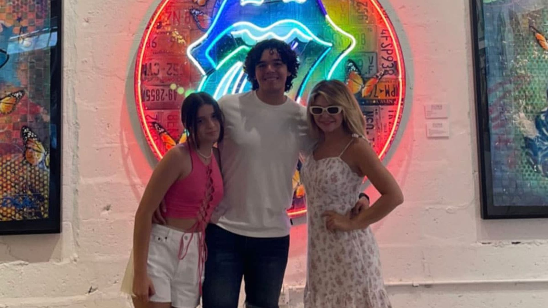 Entre arte y diversión, así pasan Itatí Cantoral y sus hijos, sus días en Miami