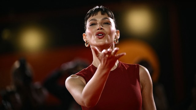 Úrsula Corberó en el estreno de el jockey en venecia