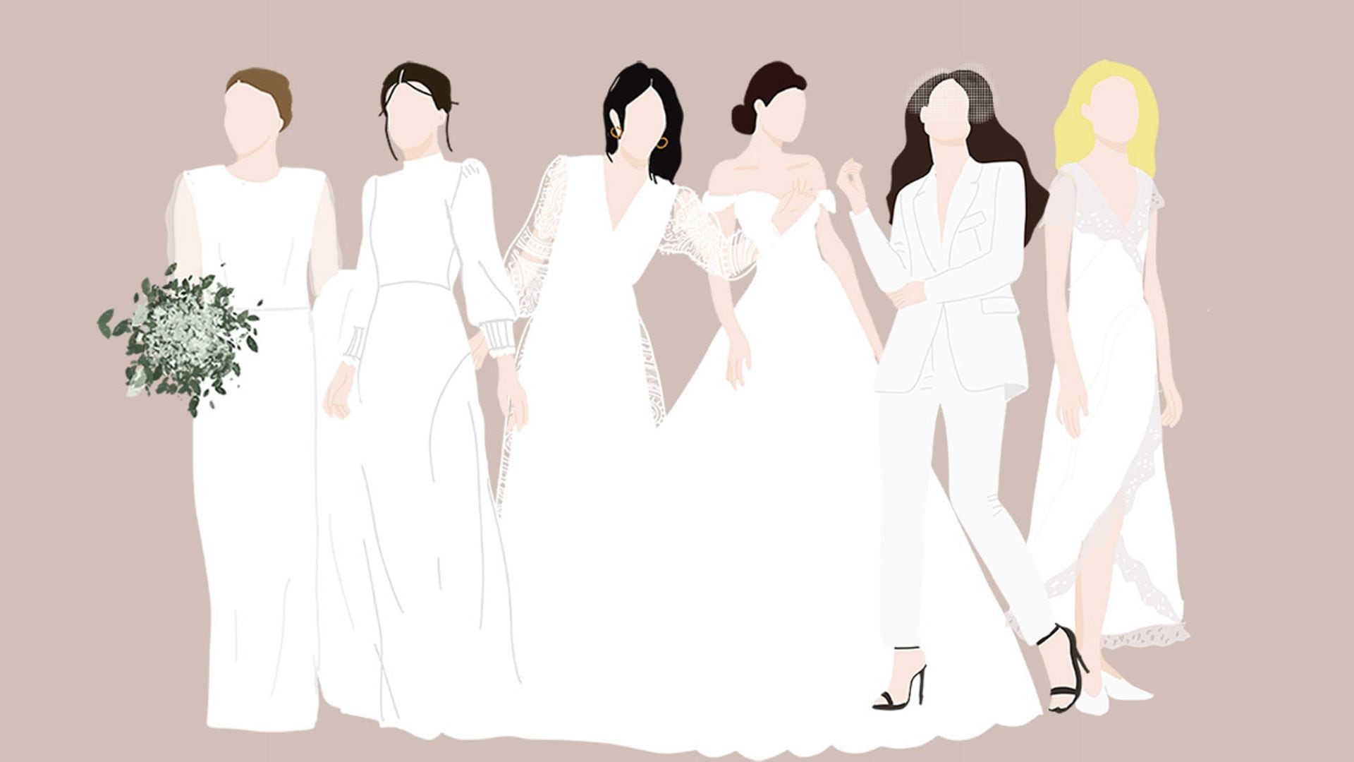 Sea cual sea tu estilo hay un vestido de novia para ti