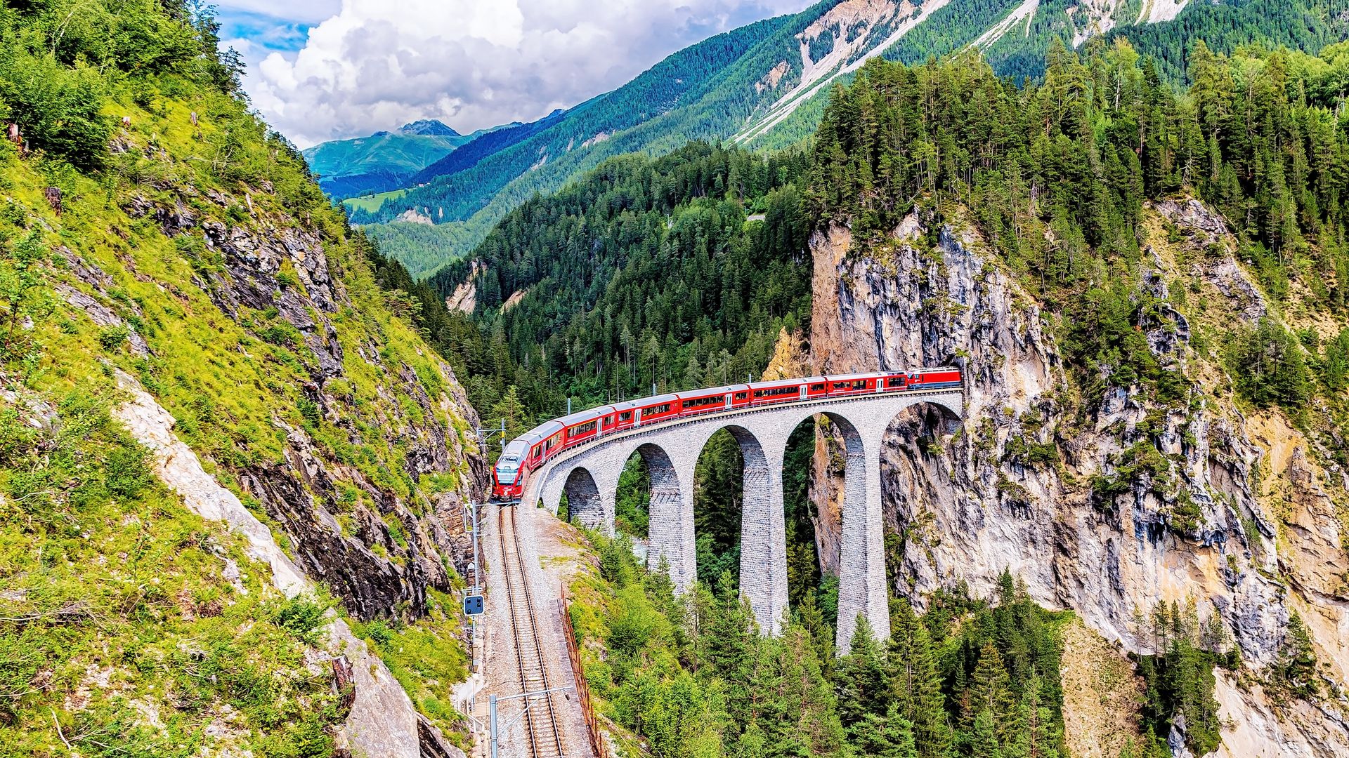 Viaducto de Landwasser, Suiza