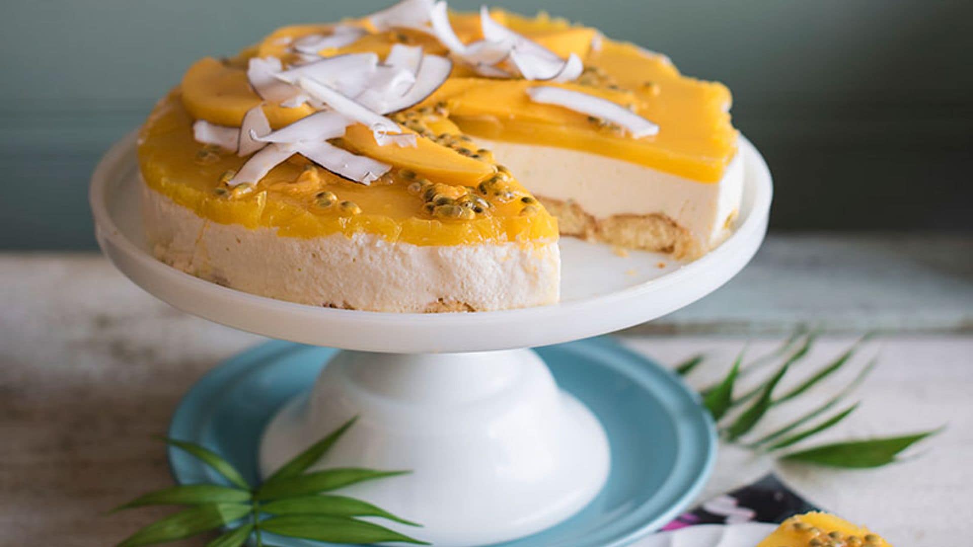 tarta queso mango