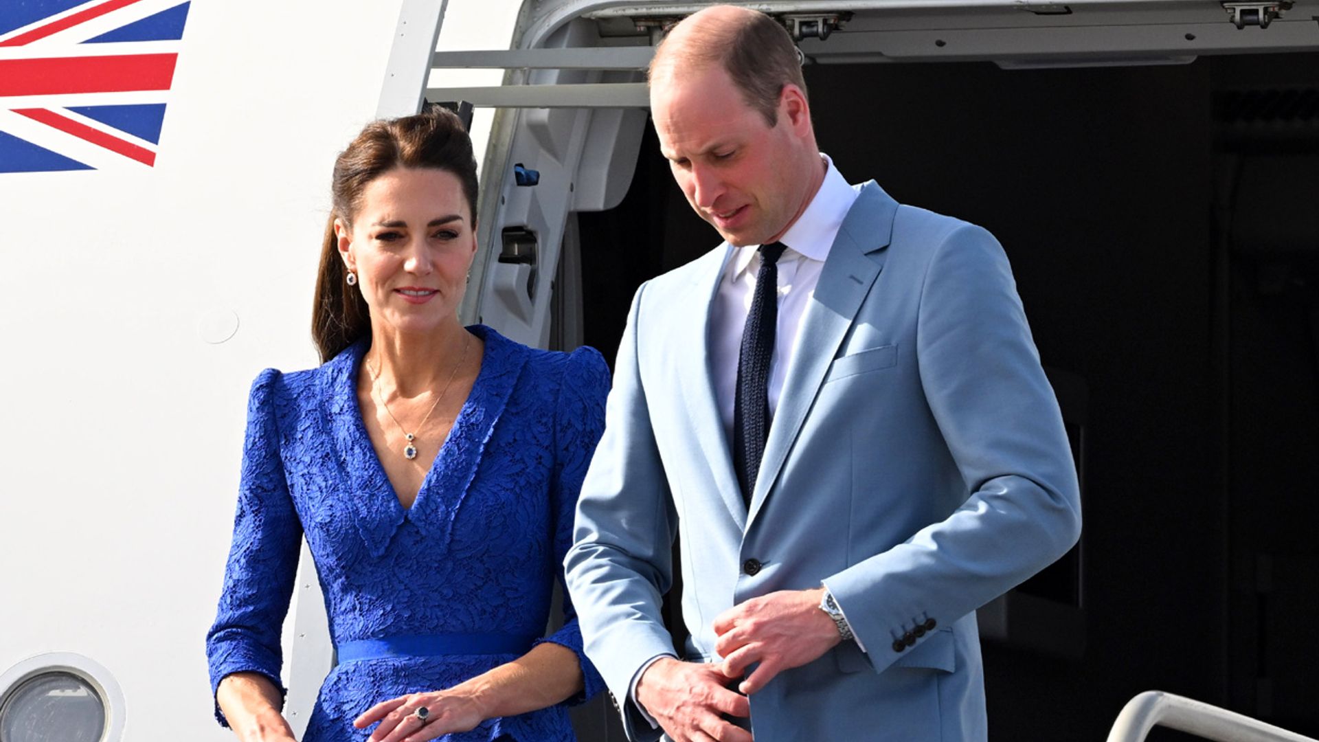 Los duques de Cambridge llegan a Belice para arrancar su gira caribeña