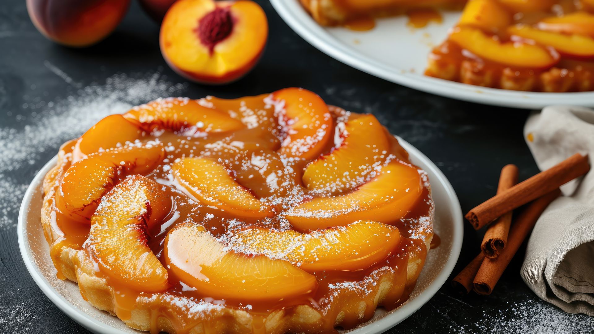 Tarta tatin de melocotón: la versión más fresca del clásico francés para este verano