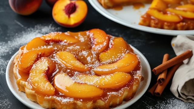 Tatin de melocotón