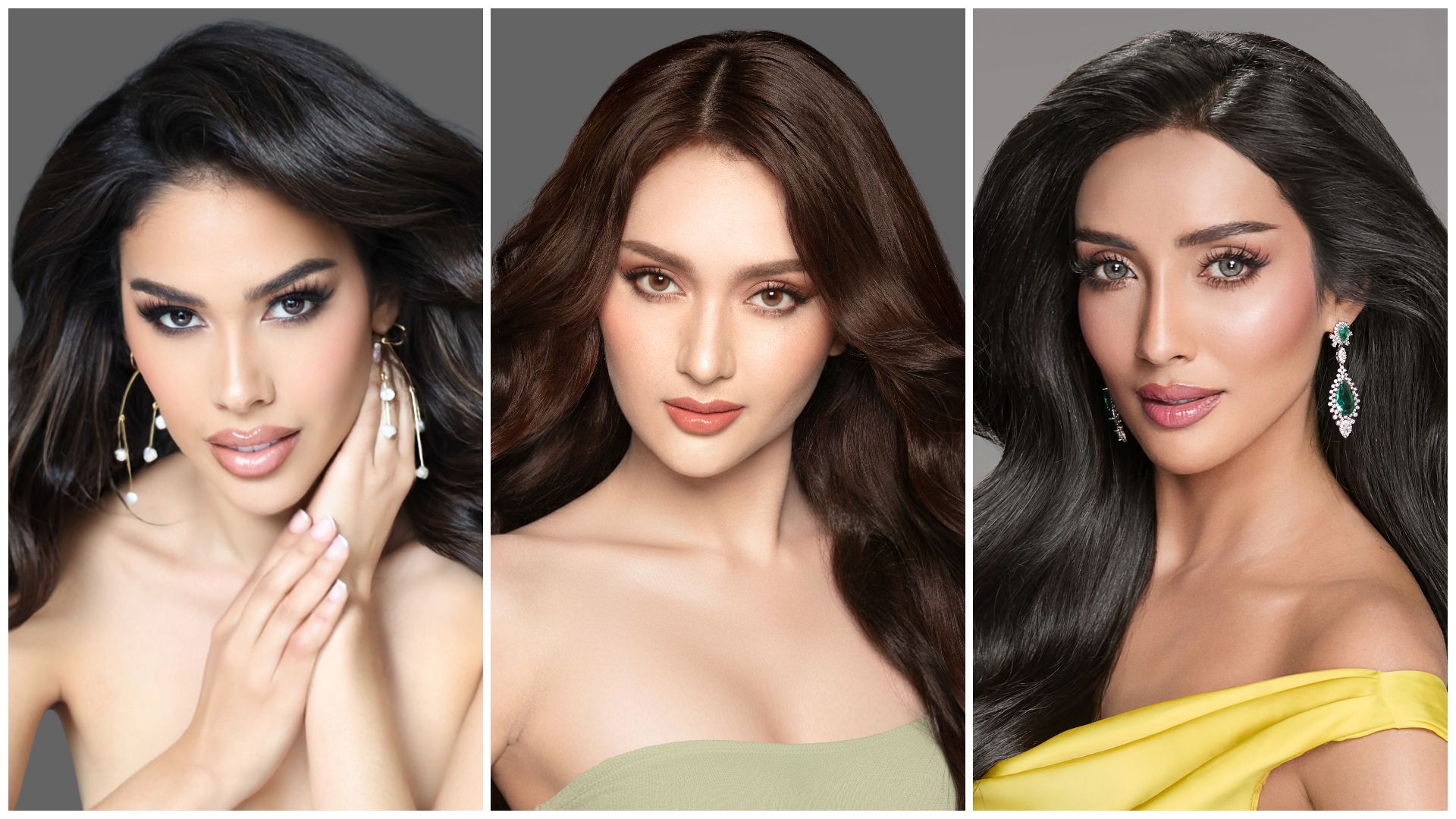 Miss Paraguay, Miss Filipinas y Miss Bangladesh
