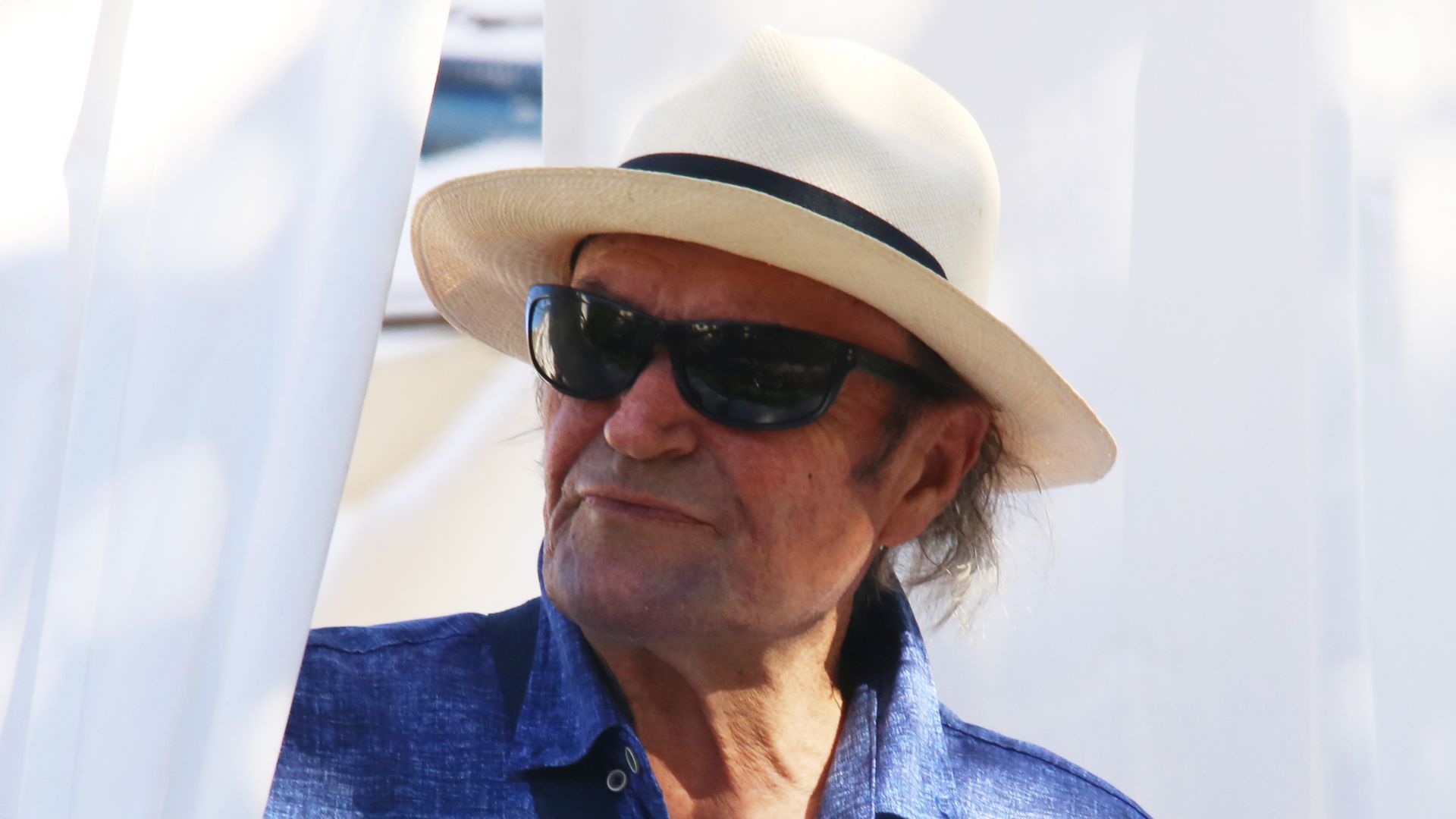 Amador Mohedano durante la procesión de la Virgen de Regla el 8 de septiembre de 2024 en Chipiona 