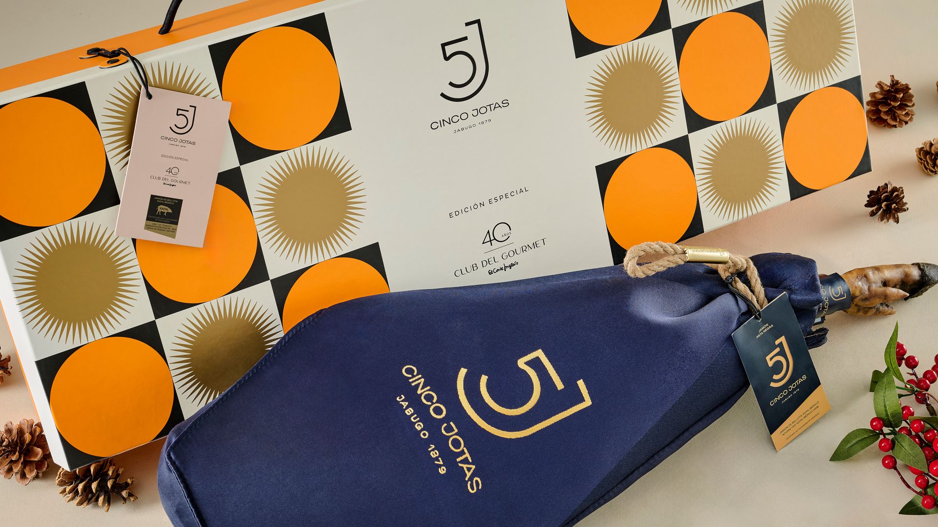 4. Jamón de bellota 100% ibérico de Cinco Jotas: decir “gracias” con acento español