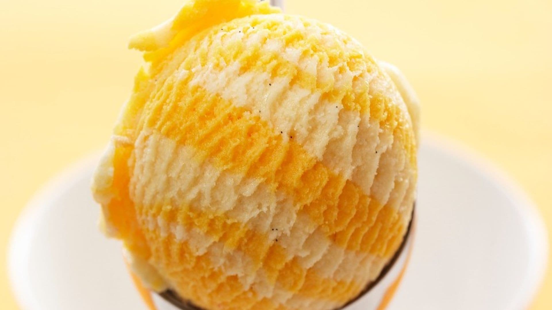 Helado de 'cheesecake' con zanahoria