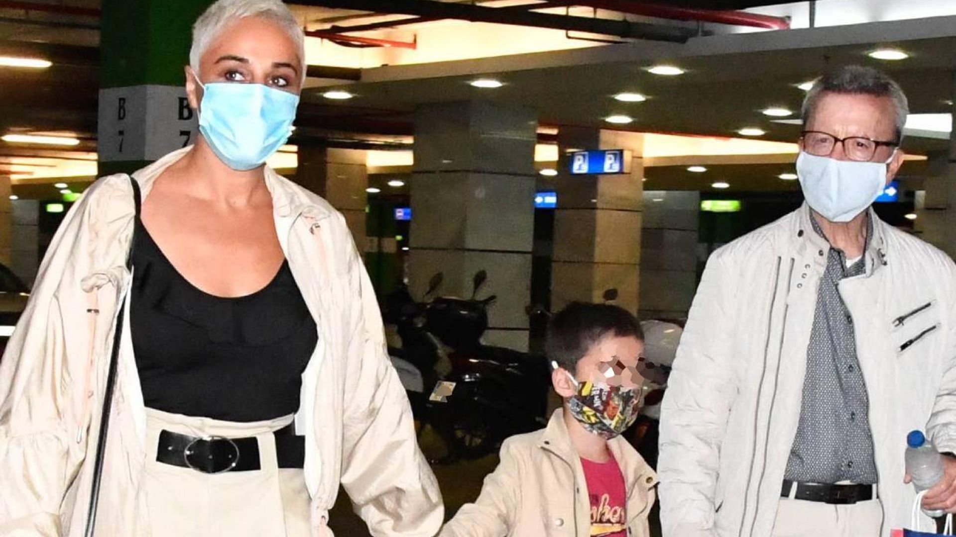Ana María Aldón hace balance de sus primeros días en casa durante un día de compras en familia