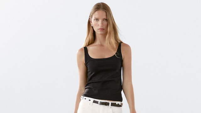 Camiseta lisa Massimo Dutti