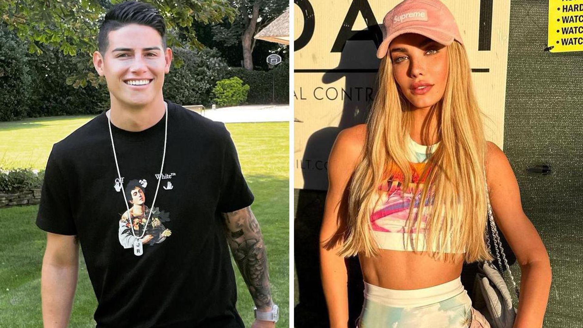 ¡Alerta de romance! James Rodríguez y Aleska Genesis, juntos en el aeropuerto | ¡HOLA!