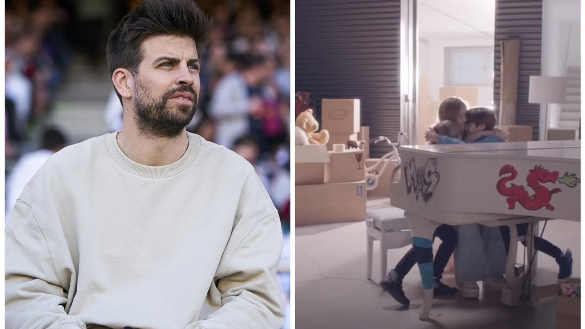¿Sabía Piqué de la colaboración de sus hijos con Shakira en ‘Acróstico’?