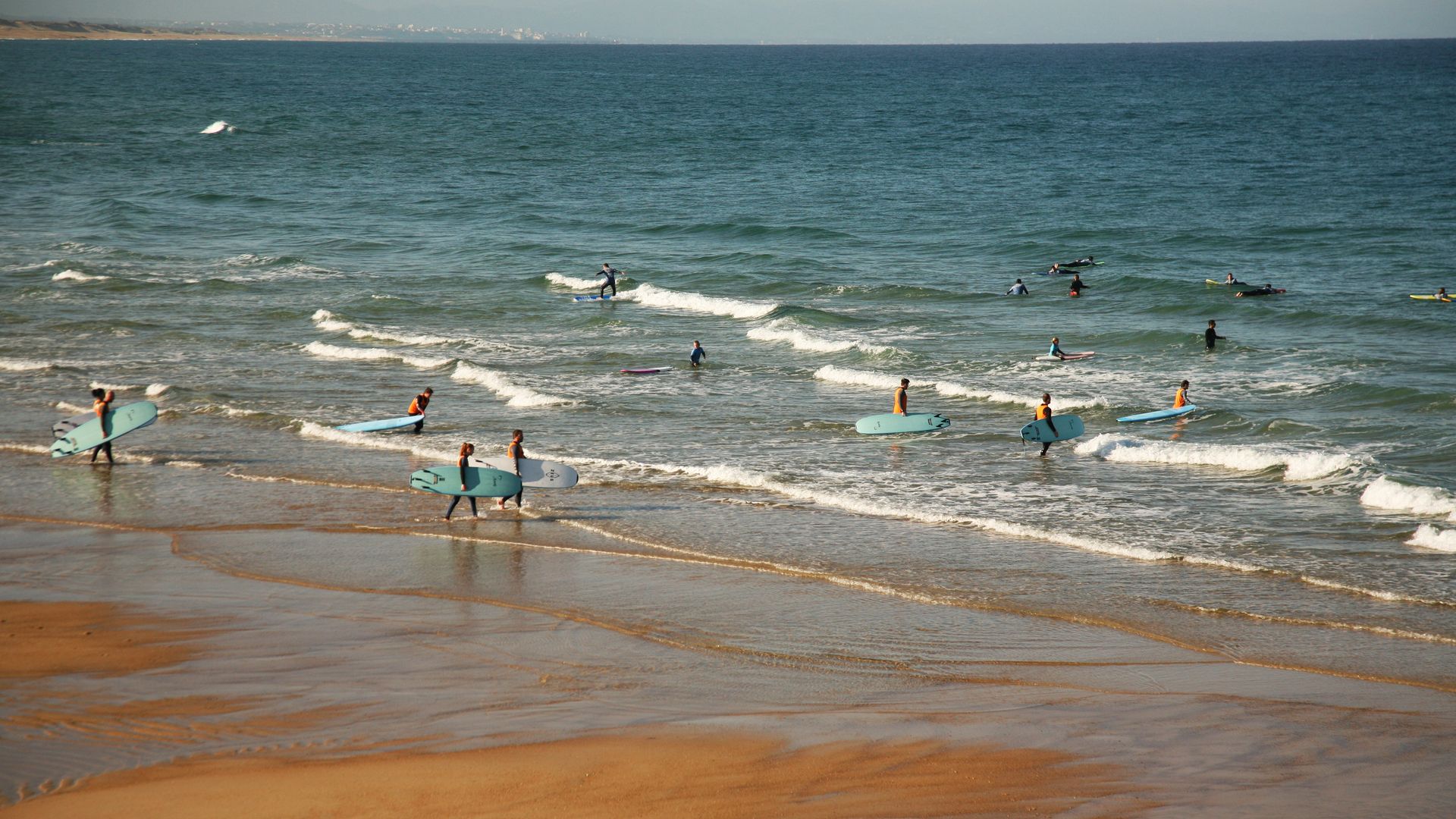 Playa de Notre Dame en Capbreton, Las Landas, Francia