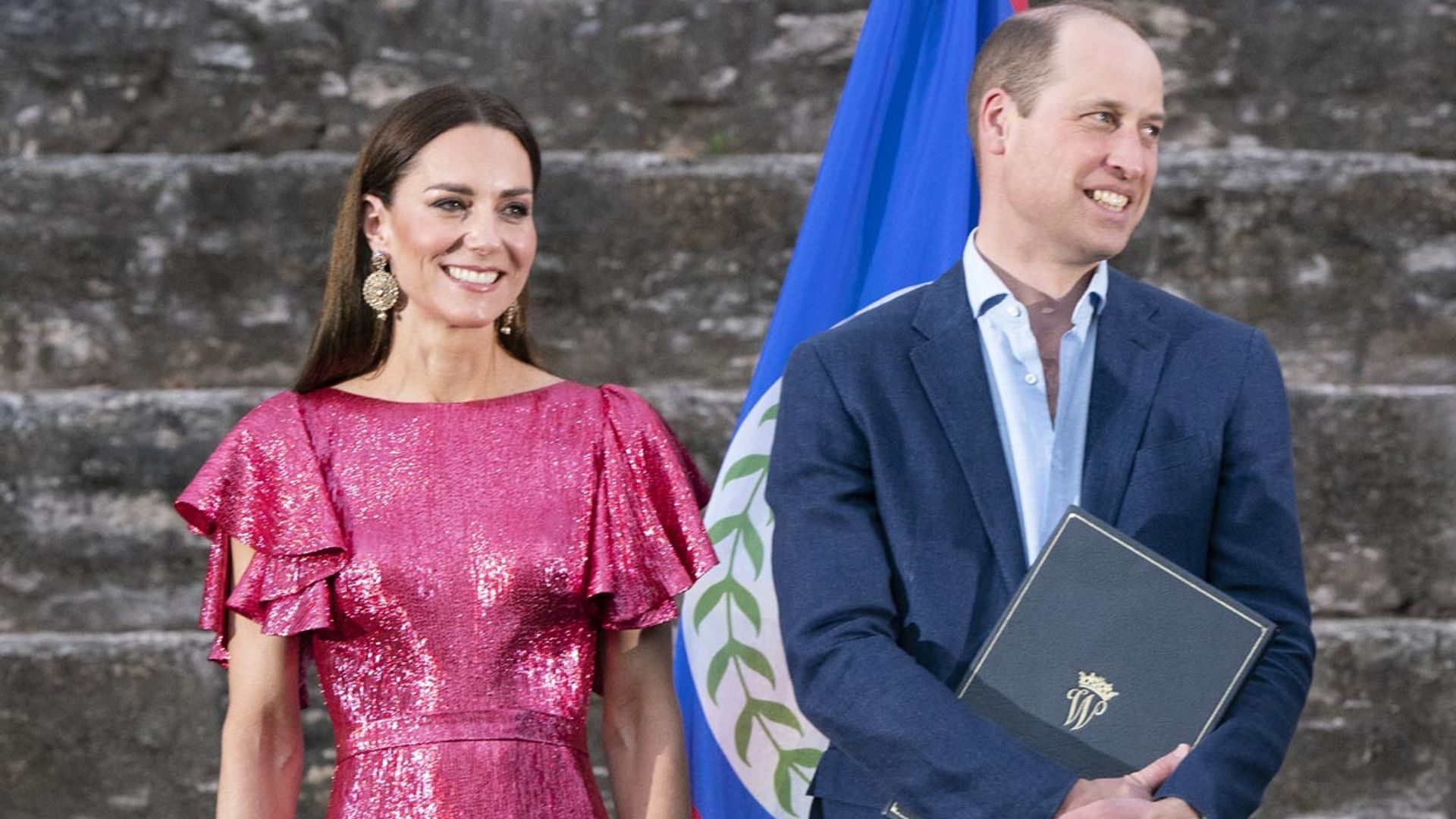 Los duques de Cambridge se despiden de Belice con la recepción en unas ruinas mayas