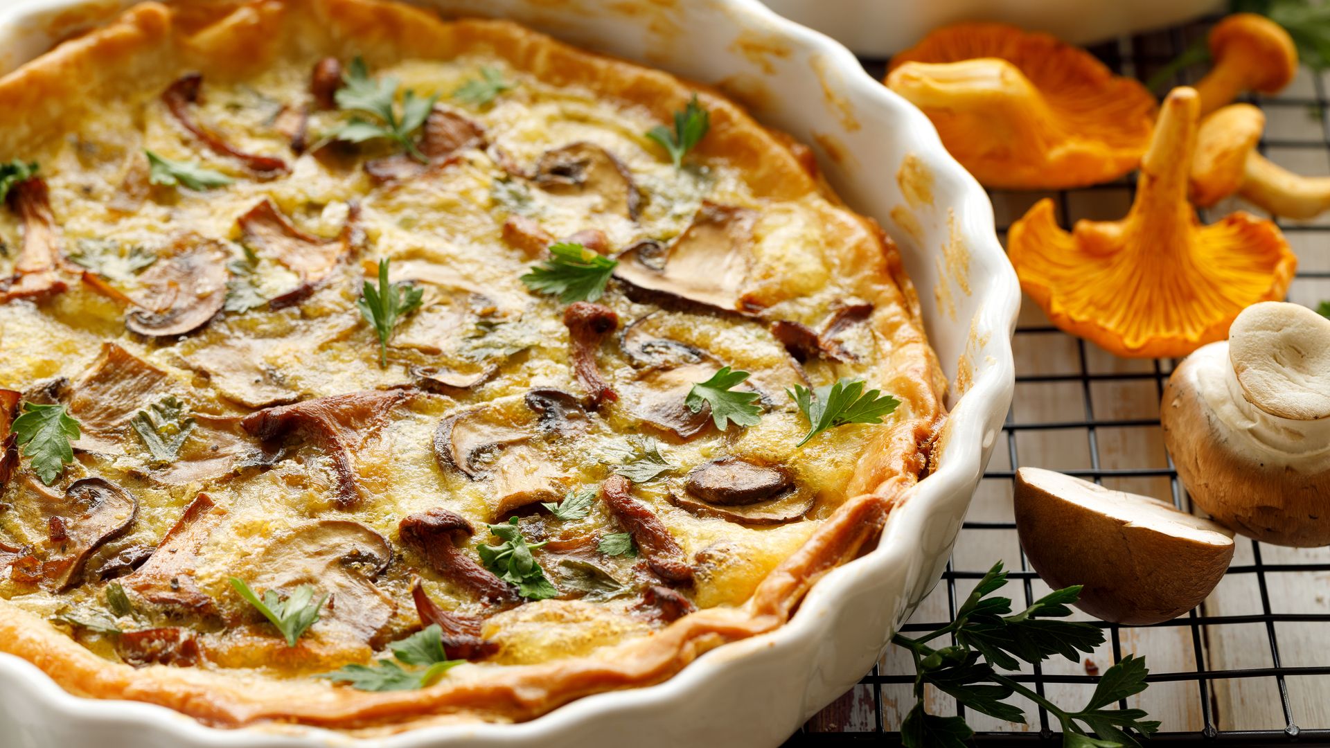 Quiche de setas