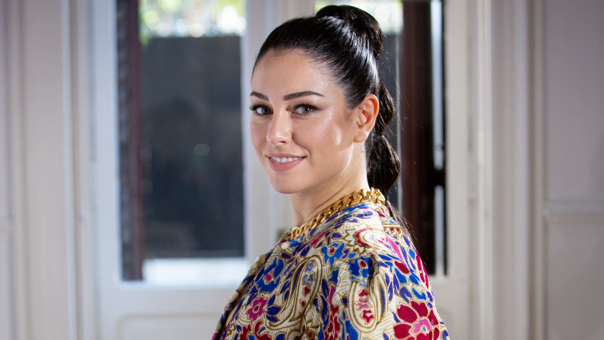 Blanca Suárez presentando en octubre de 2021 su colección de Etam en Madrid