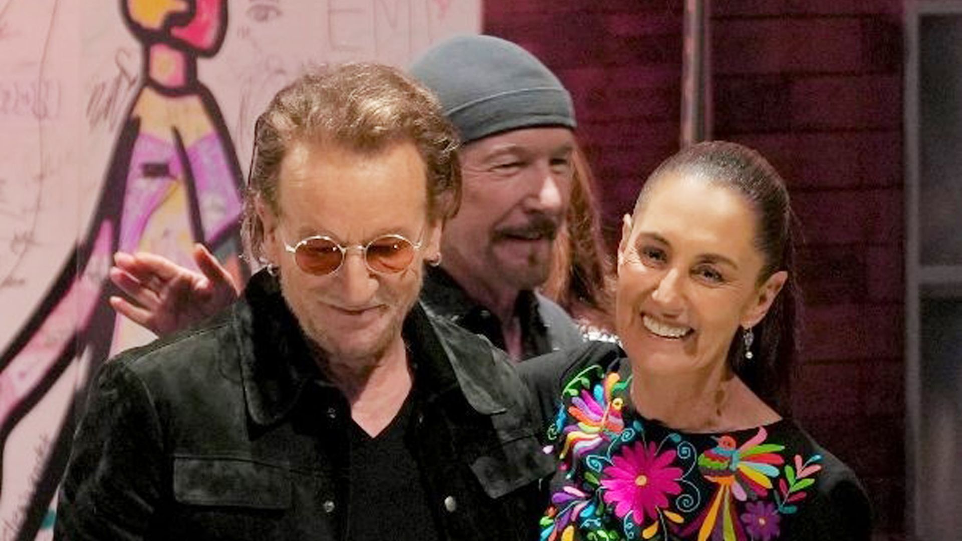 U2 se reunió con la presidenta Claudia Sheinbaum