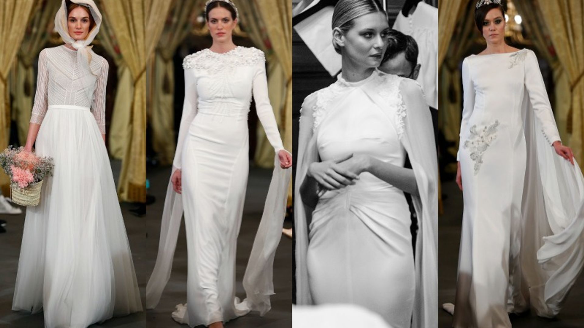 Tendencias 2017: Así han sido las primeras novias del año en la pasarela Atelier Couture