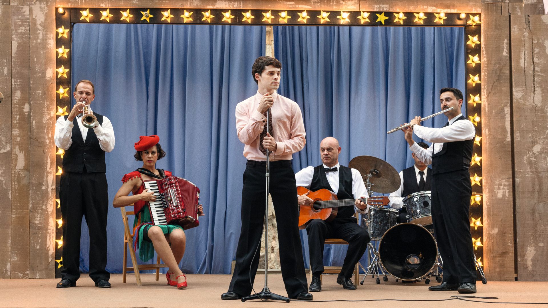 Una escena del biopic de Raphael