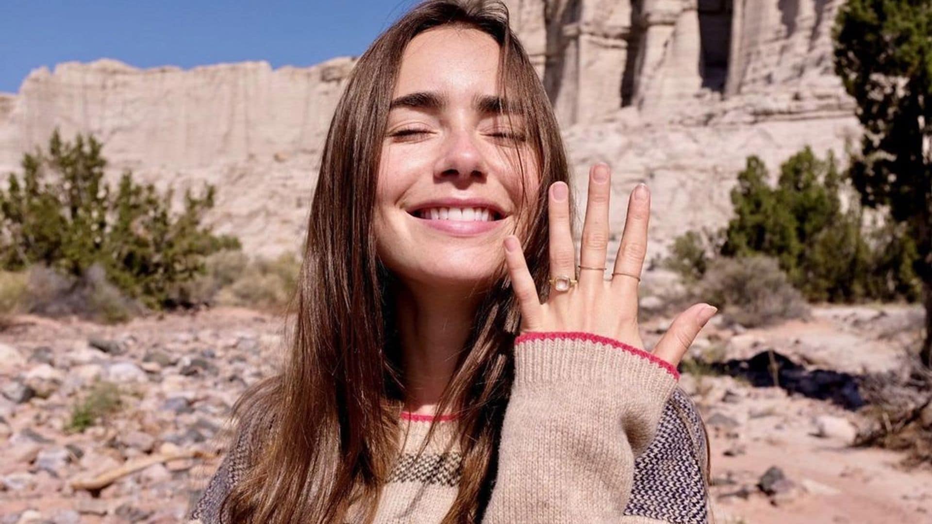 Roban los anillos de boda de Lily Collins mientras estaba de vacaciones en un spa