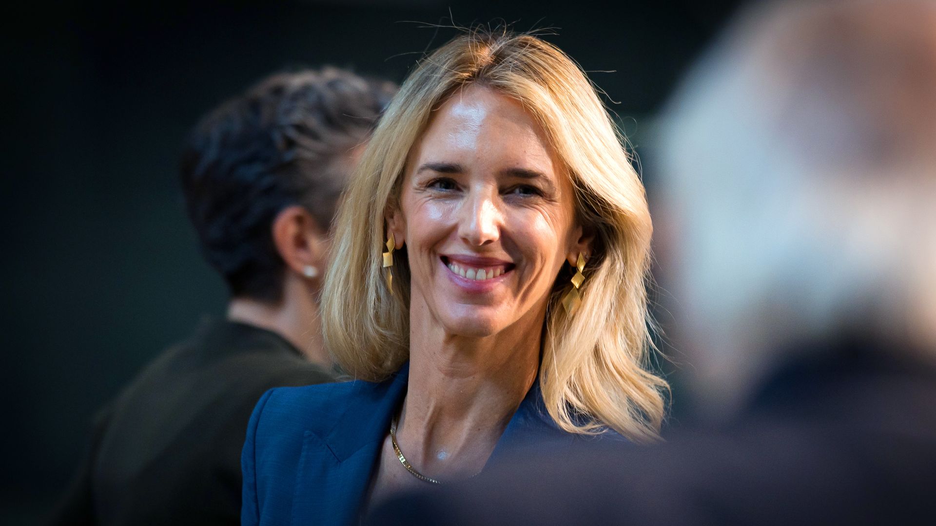 Cayetana Álvarez de Toledo durante el diálogo "Instituciones del Estado democrático de Derecho", celebrado en la Fundación Rafael del Pino, el 20 de junio de 2024 en Madrid