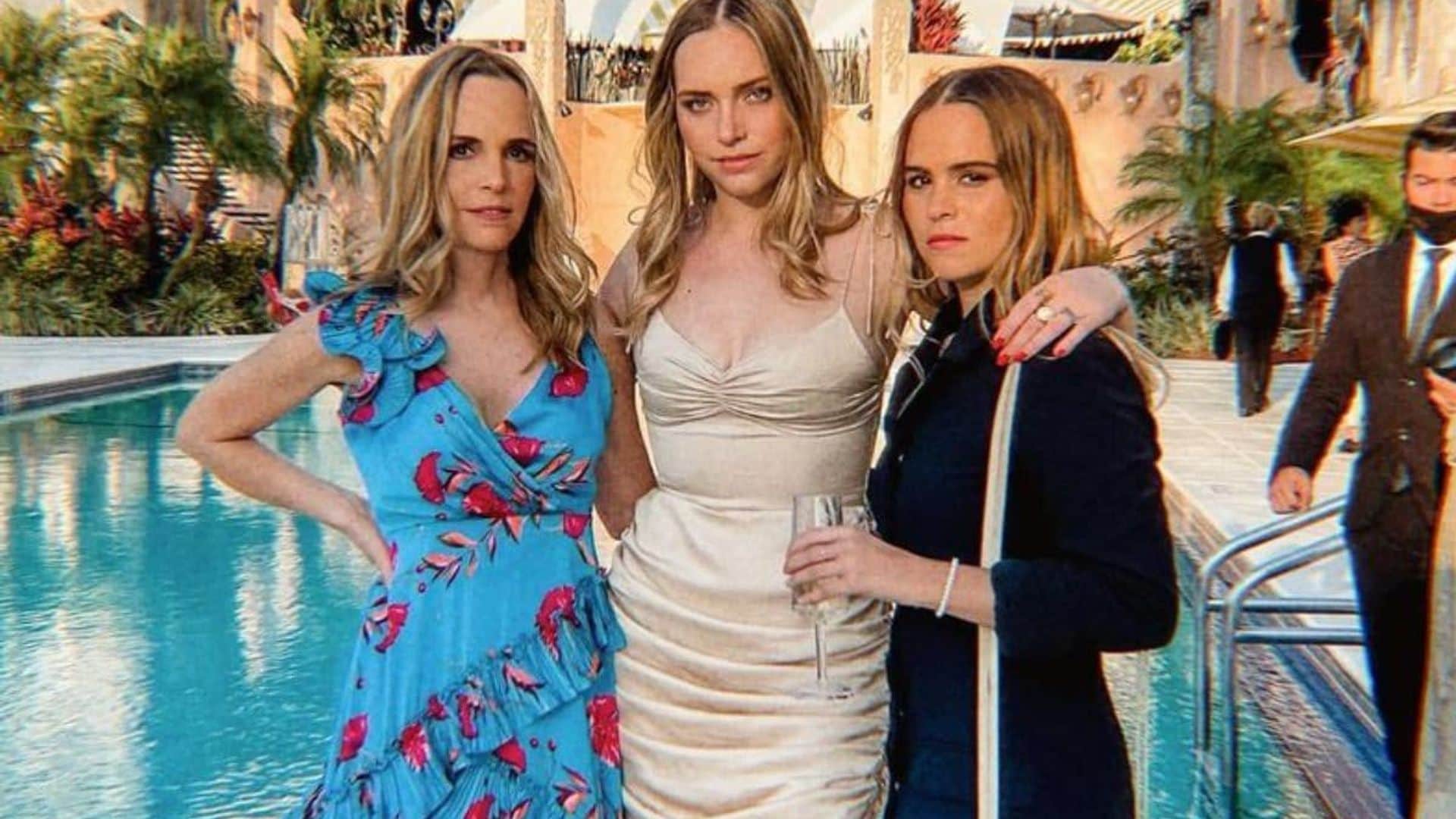 Con el corazón en la mano, las hijas de Amparín Serrano la despiden ante su dura pérdida
