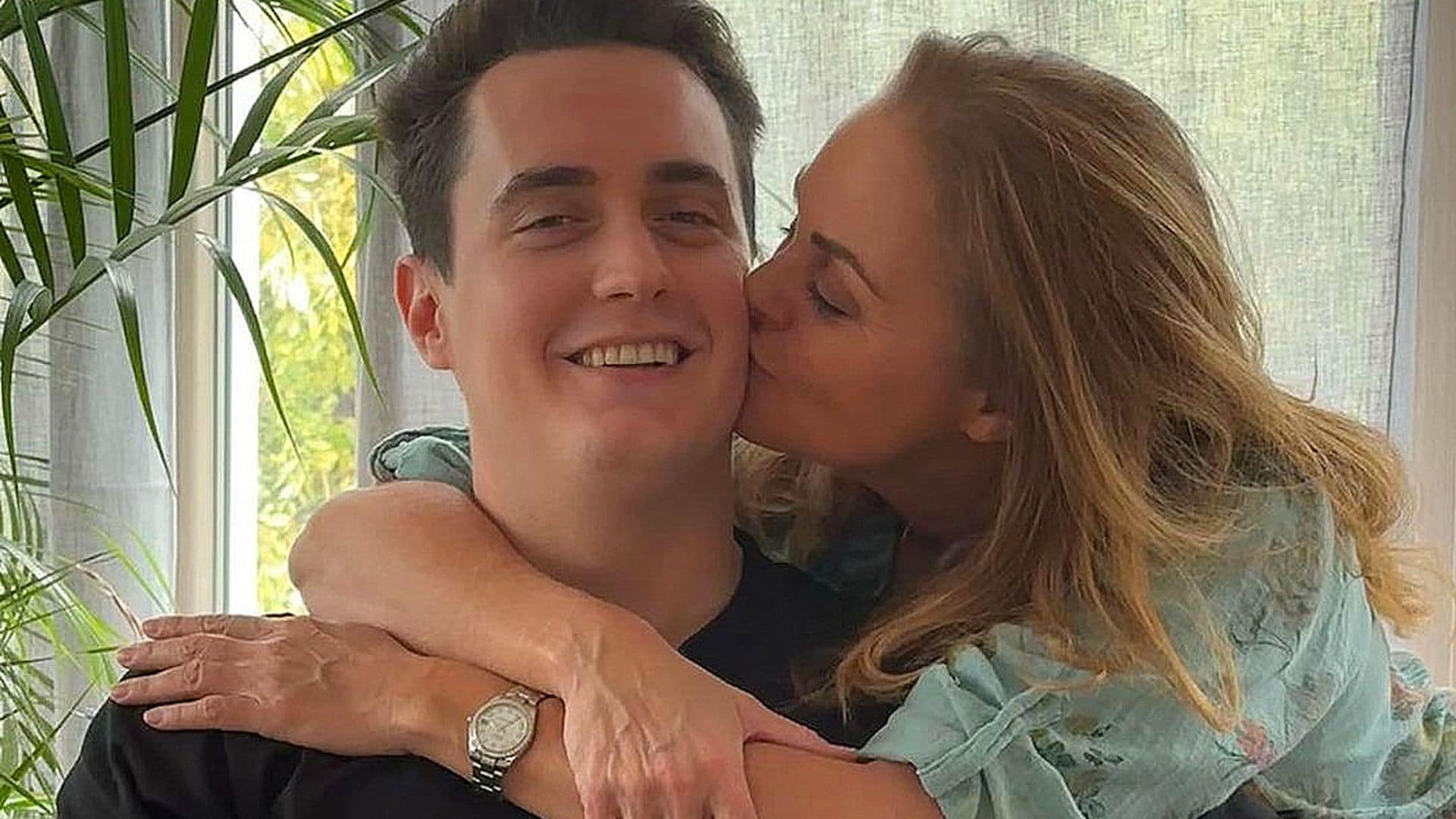 Carmen Morales y Óscar Lozano, juntos de nuevo por el cumpleaños de su hijo