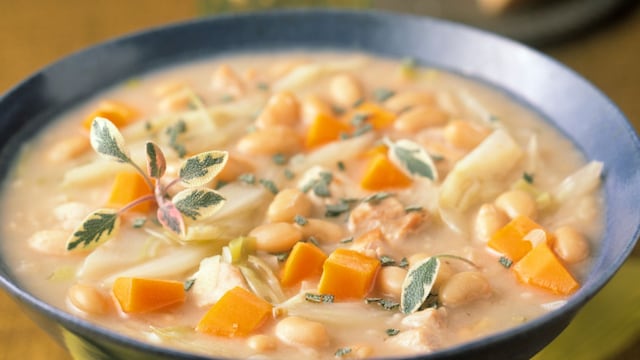 Guiso de alubias y verduras